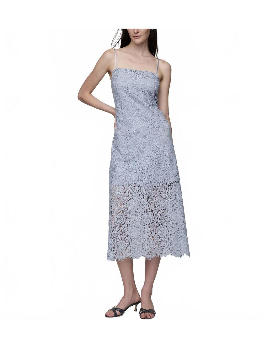 Gap Lace Midi Dress Light Blue NWT XL Tall